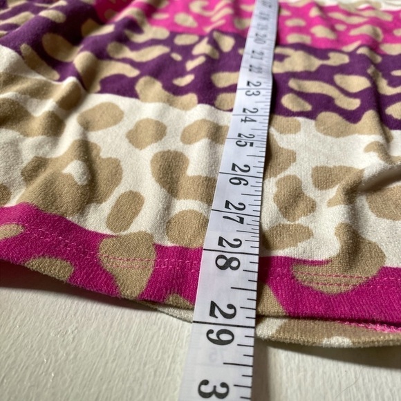 Sew in Love Striped Animal Print Long Sleeve V-Neck Top - Picture 8 of 9